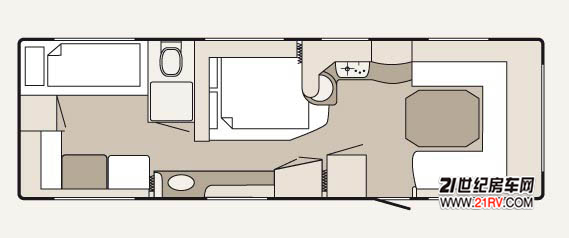 德国Tabbert拖挂式A型Da Vinci 585DM房车