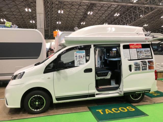 基于日产nv200打造 日本房车展上的jack nv露营车 售价20多万