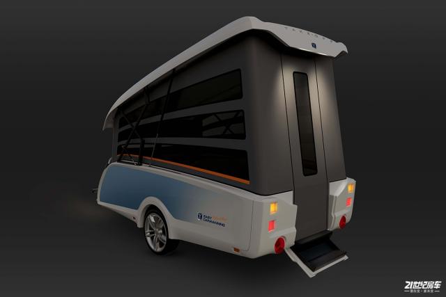 原创折叠房车见过么?比轿车还低,拓展之后竟可以睡5人