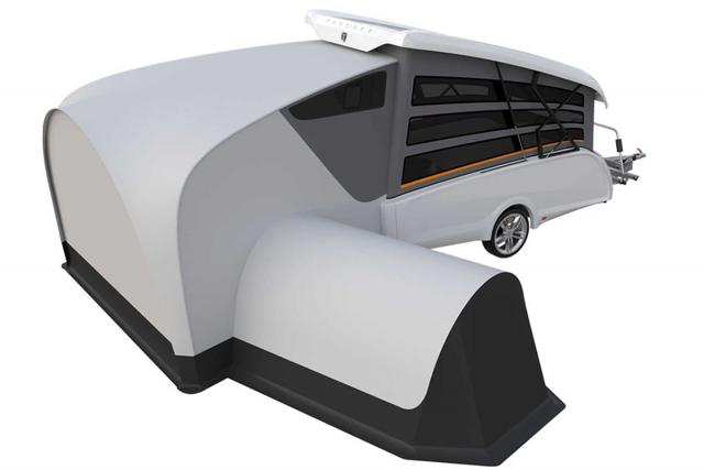 原创折叠房车见过么?比轿车还低,拓展之后竟可以睡5人